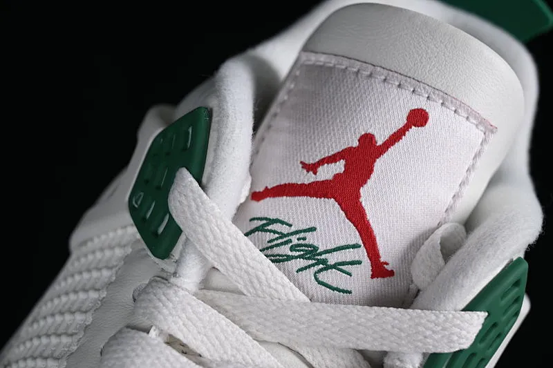 All categories Air Jordan Jordan series basketball shoes Air Jordan 4 OG version Nk SB x Air Jordan 4 "Pine Green" AJ4 Joe 4 joint white green DR5415-103